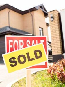 Family looking at new house